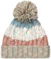 BB486 (B486) Corkscrew Pom Pom Beanie milkshake mix colour image